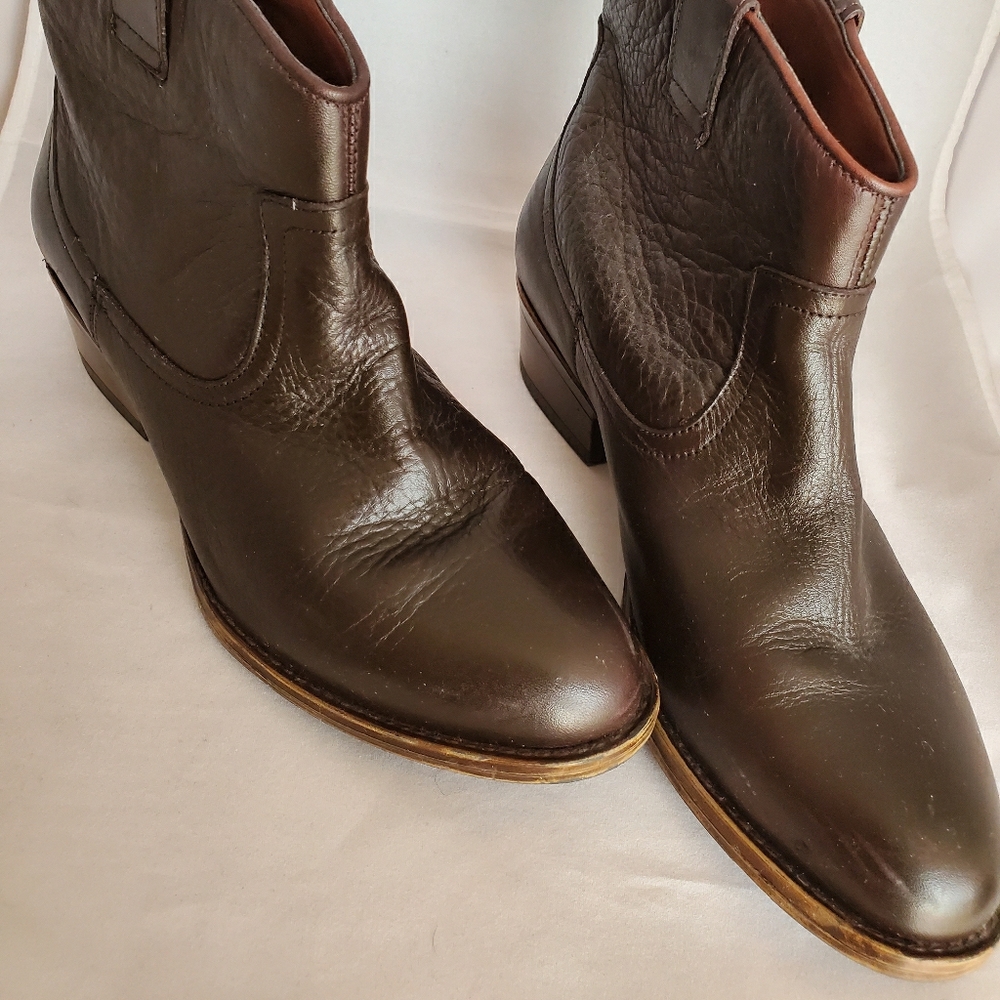 Kenneth Cole Reaction Brown Leather Boots